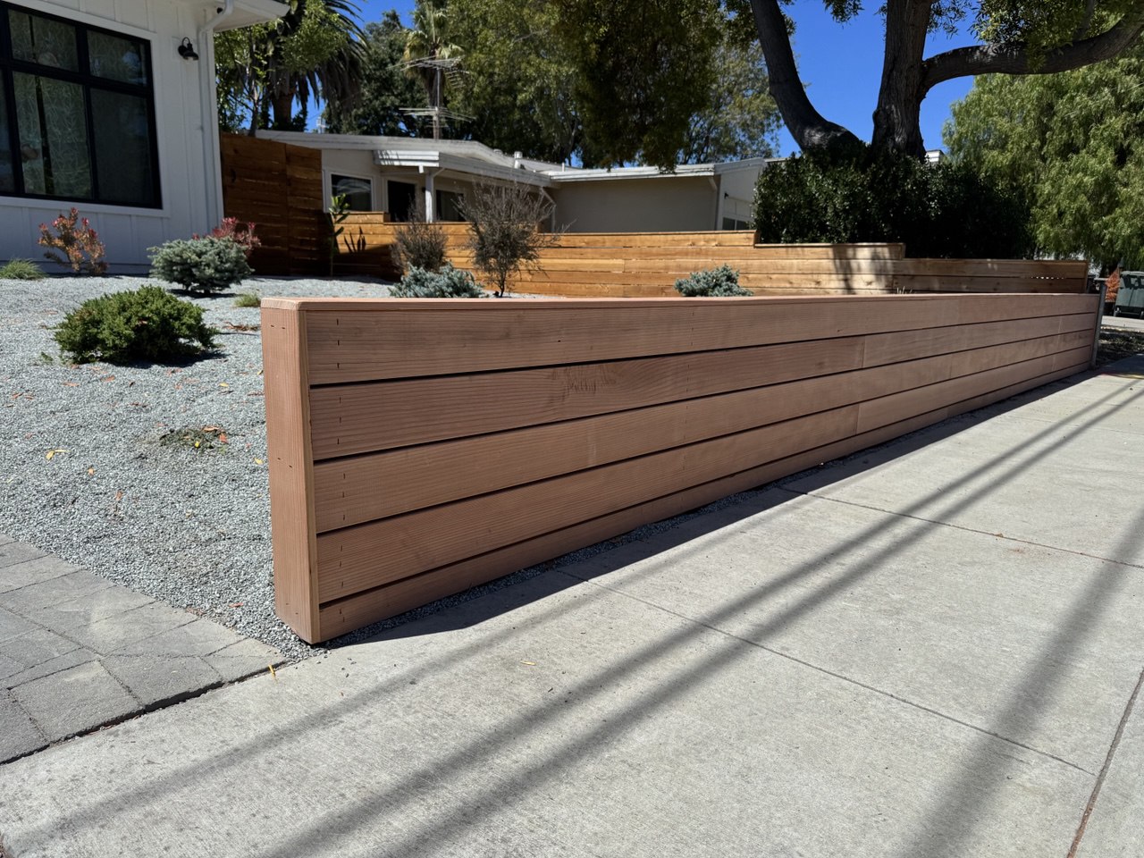 Hampel family fence work — Bay Area